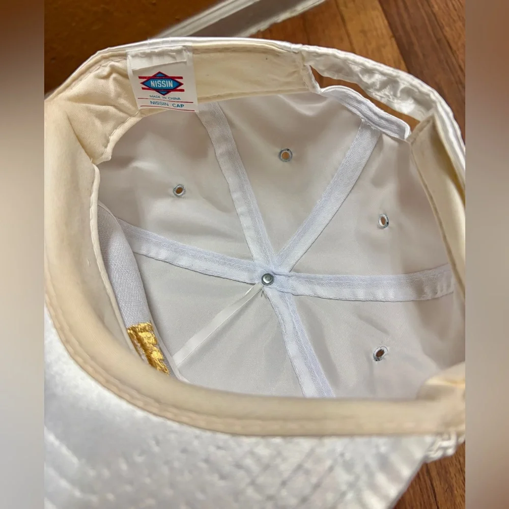 Rolex White Hat with Gold Emblem - Picture 6 of 6